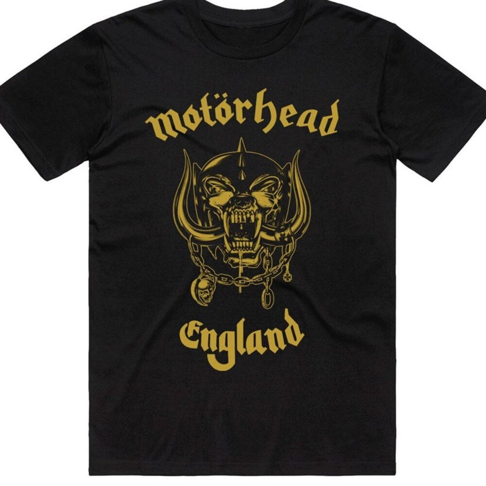 Motorhead Golden England Rock Band Graphic Unisex T-Shirt 90